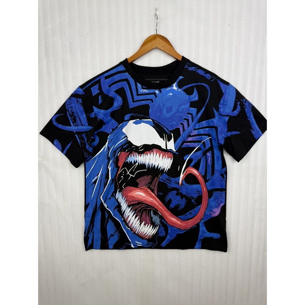 Marvel Venom (AOP) Big Print Graphic Vintage Style T-Shirt Size M Oversized
